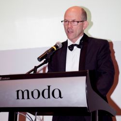 Dr Hambleton AM addressing the 2011 AMA Queensland Foundation charity gala