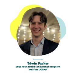 Edwin Packer 2026 Medical Student Scholarship Recipient