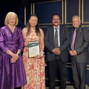 Her Excellency the Hon Dr Jeannette Young OAM awards medical student scholarship