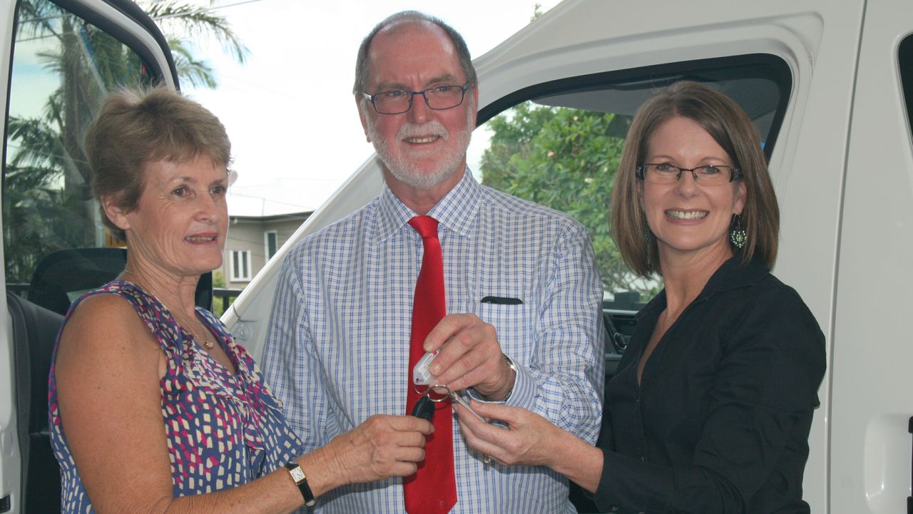 Red Hill Spcial School Mini-bus Keys Handover